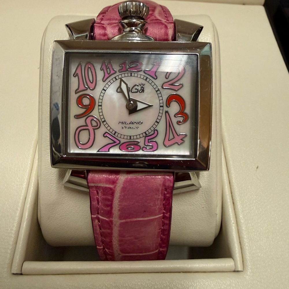 Authentic Gaga Milano Pink napoleon Dial Women's Watch in USA